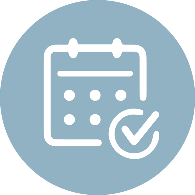 guaranteed appointment times icon