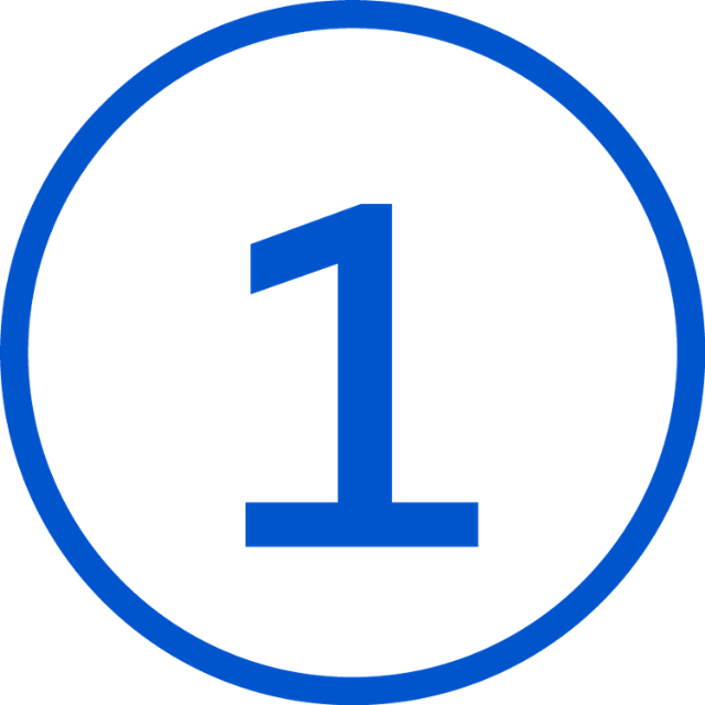 number icon 1