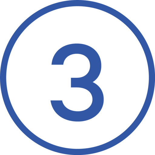 number icon 3