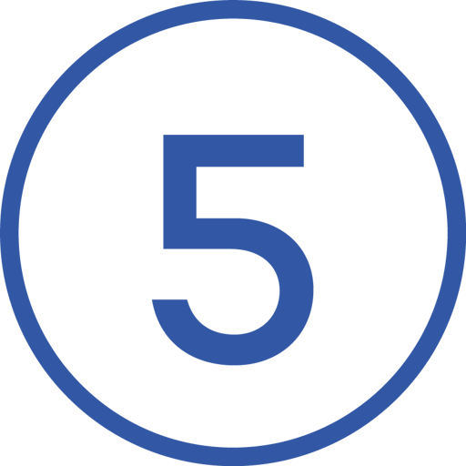 number icon 5