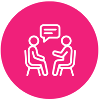 people-sitting-on-chairs-chatting-icon
