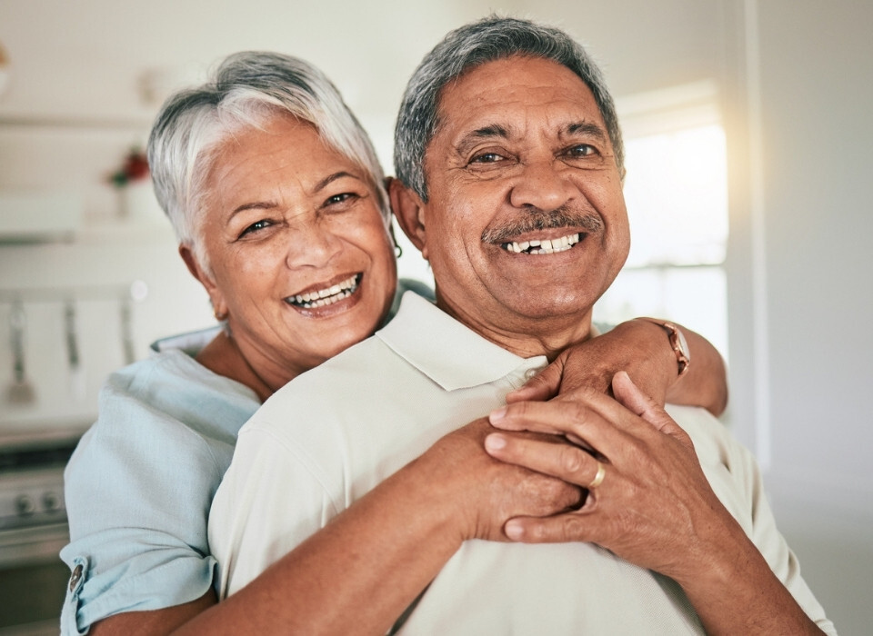 happy home care receiving austrailan senior couple