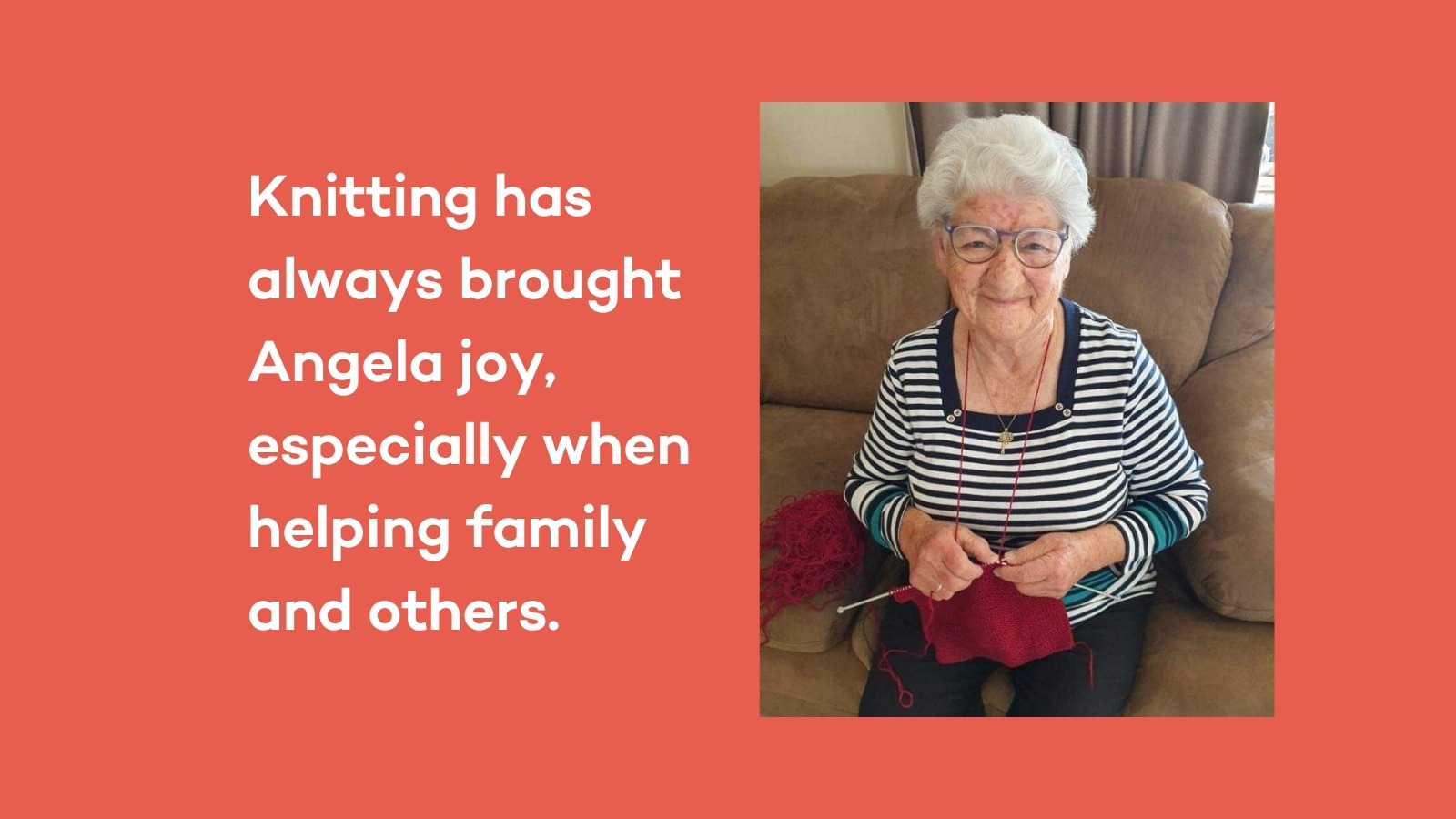 Warming hearts and homes: Angela’s Story