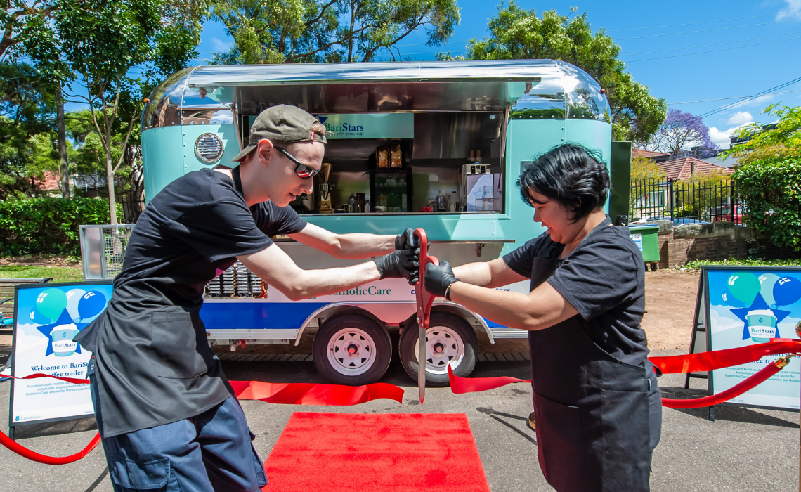 Ribbon cutting at the BariStars launch